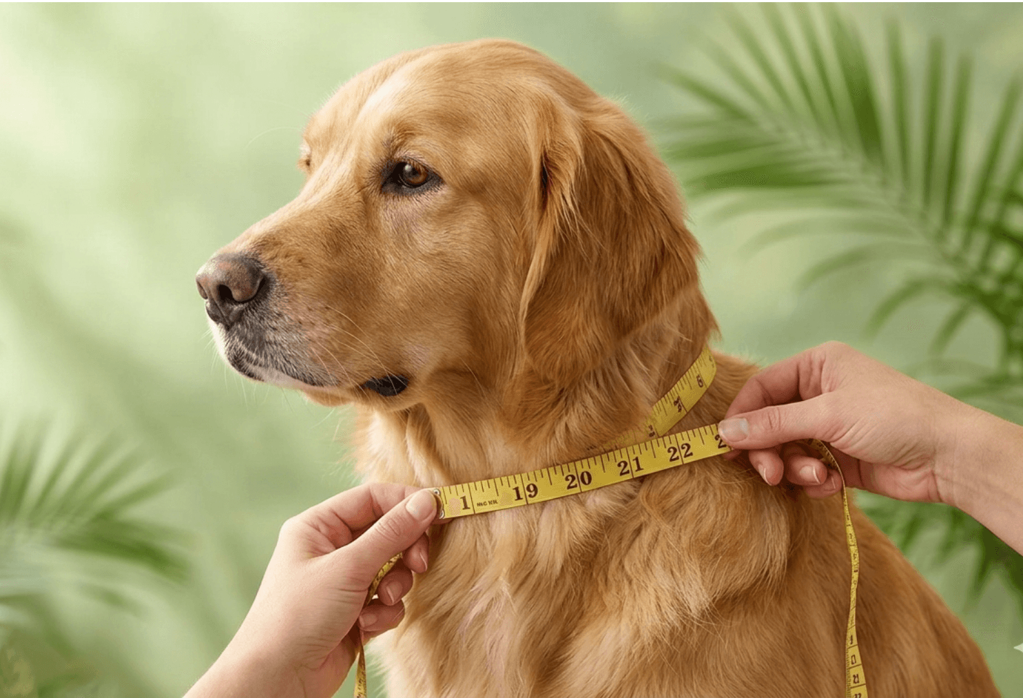 Como medir o pescoço do cão